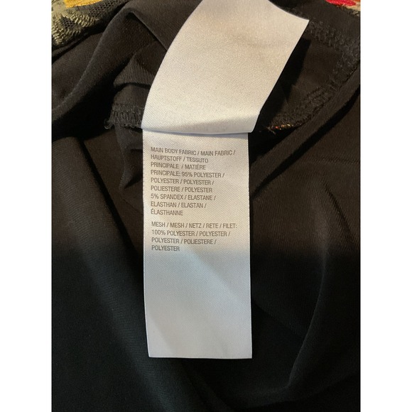 Susan Graver Black Embroidered Floral L Long Sleeve Bell Sleeve Tunic Top Large - Picture 10 of 11